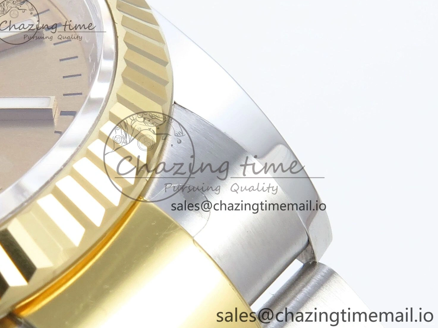 MiroTime 0418 SmartChoice DateJust 36 126233 EWEF Best Edition YG Stick Dial on SS YG Oyster Bracelet A 669